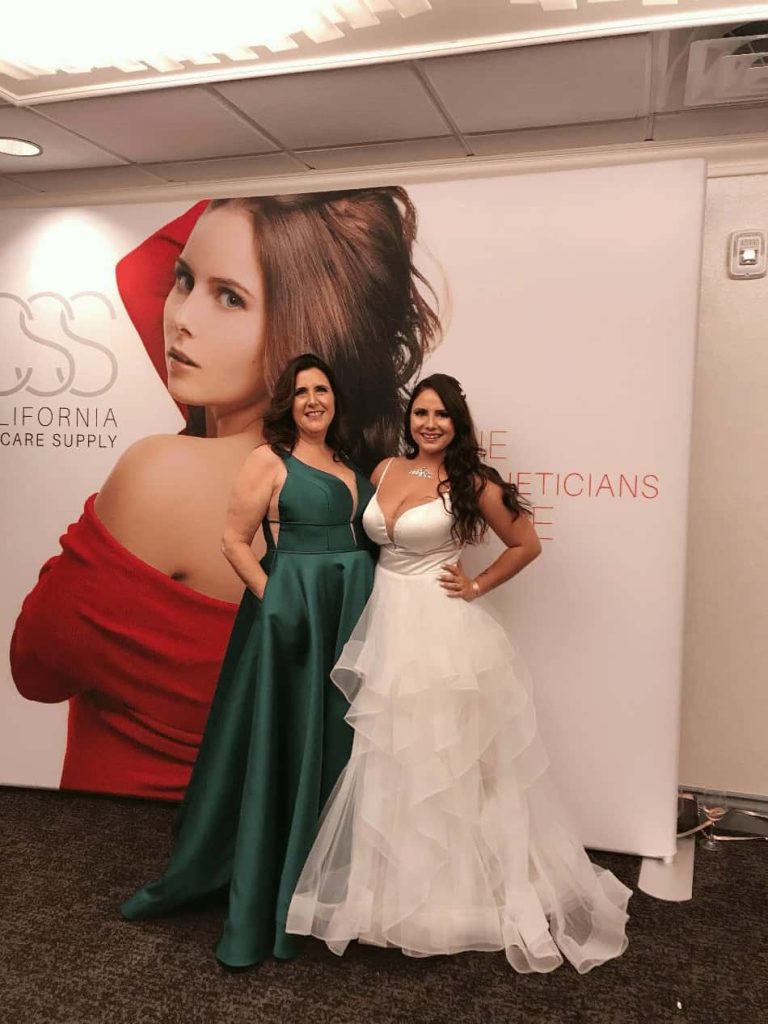 Team California Skincare Supply, Kelli and Julléa at 2019 Skin Games in Las Vegas