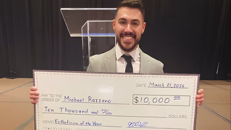 Michael Razzano - The First Male Esthetician of the Year, and What Four Years of Trying Actually Looks Like